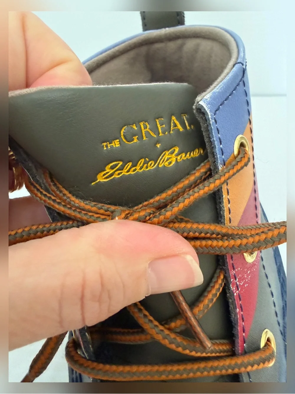 The Great + Eddie Bauer The Hunt Pac Mid Boots in a Striped Pattern - 8